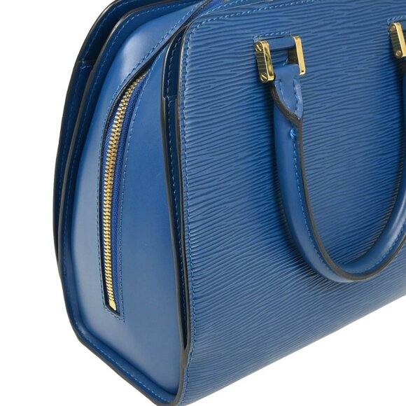 Louis Vuitton Blue Epi Pont Neuf Handbag M52055 MI1908 195638 - Picture 5 of 10
